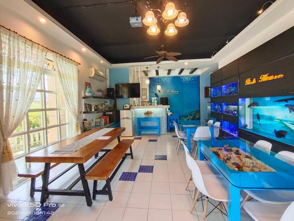 Fish House 宜蘭獨棟別墅 戲水池 生態diy 安農溪自行車 Apartment Dongshan  Luaran gambar