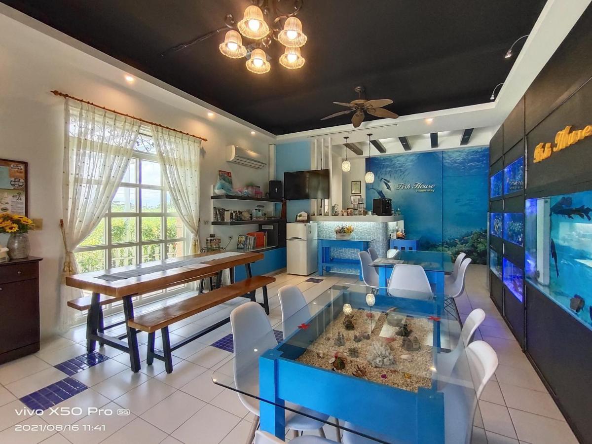 Fish House 宜蘭獨棟別墅 戲水池 生態diy 安農溪自行車 Apartment Dongshan  Luaran gambar
