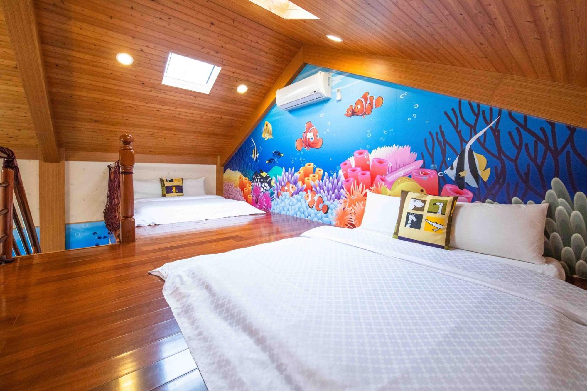 Fish House 宜蘭獨棟別墅 戲水池 生態diy 安農溪自行車 Apartment Dongshan  Luaran gambar