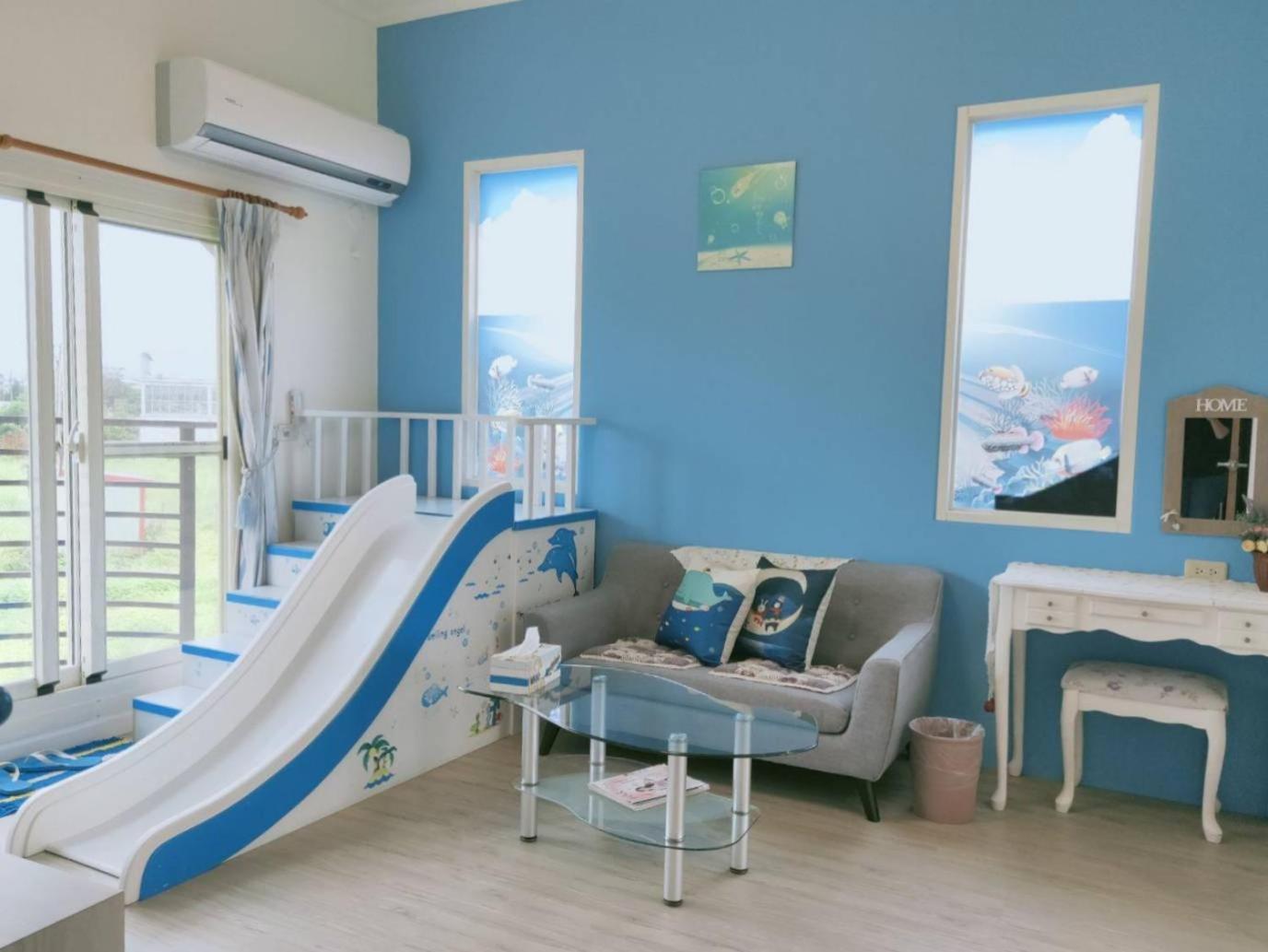Fish House 宜蘭獨棟別墅 戲水池 生態diy 安農溪自行車 Apartment Dongshan  Luaran gambar