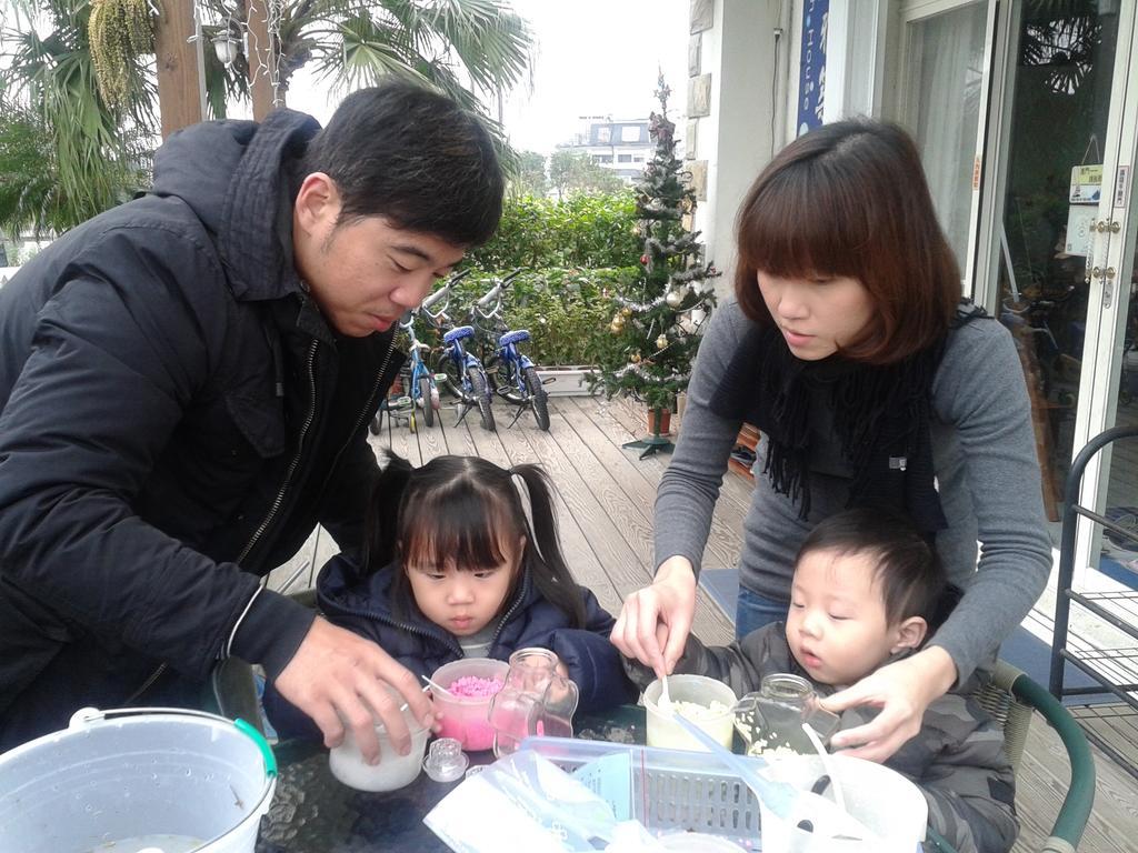 Fish House 宜蘭獨棟別墅 戲水池 生態diy 安農溪自行車 Apartment Dongshan  Luaran gambar