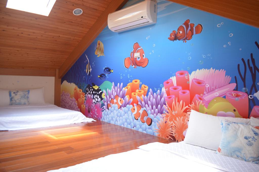 Fish House 宜蘭獨棟別墅 戲水池 生態diy 安農溪自行車 Apartment Dongshan  Luaran gambar